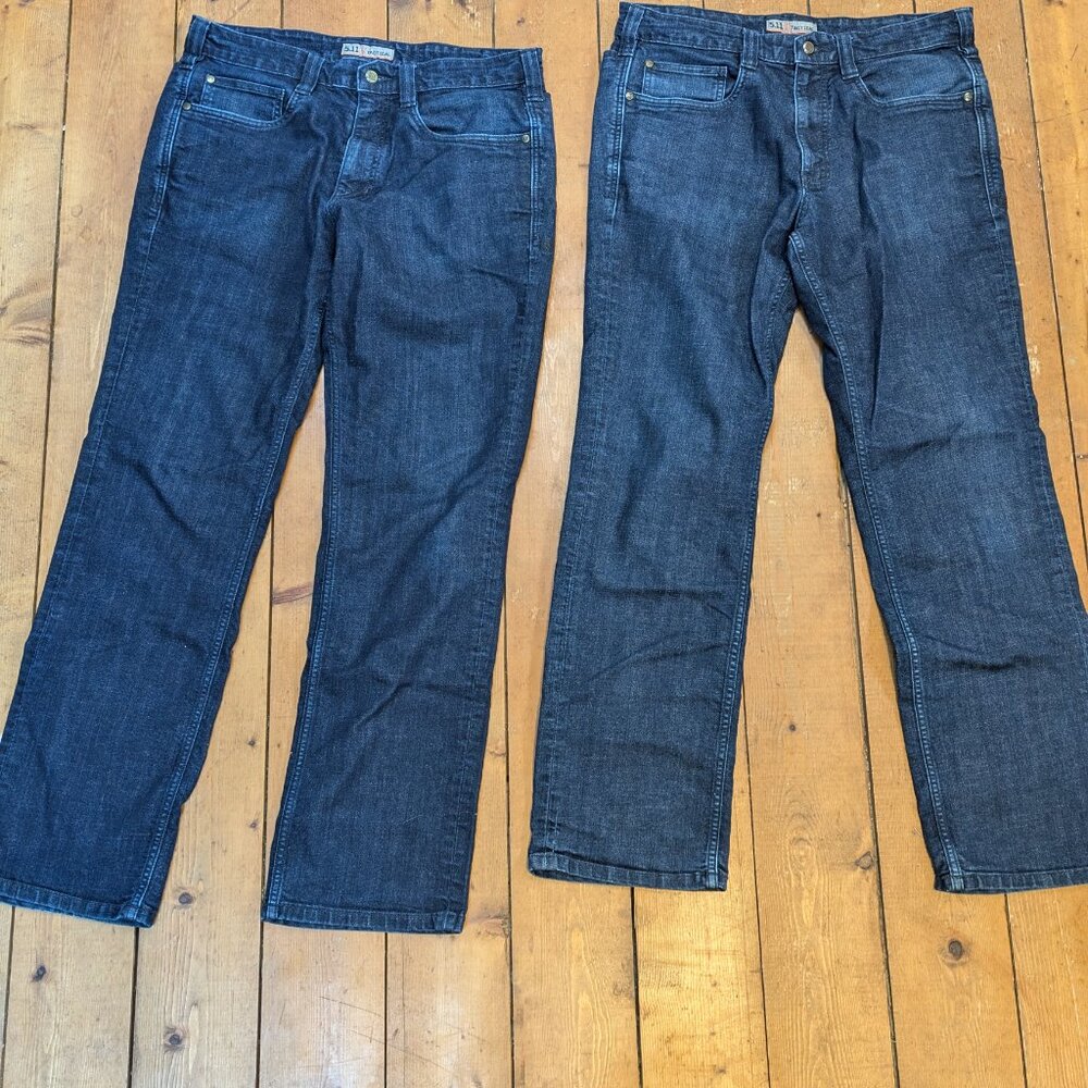 Set of Men's 5.11 straight leg jeans